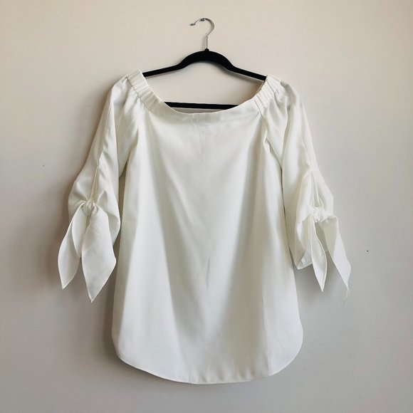 Club Monaco ‘Sophiya’ off the shoulder blouse - Picture 3 of 5